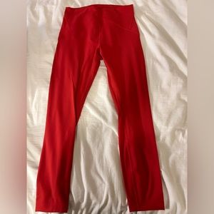 lululemon Instill 25” Dark Red sz 8